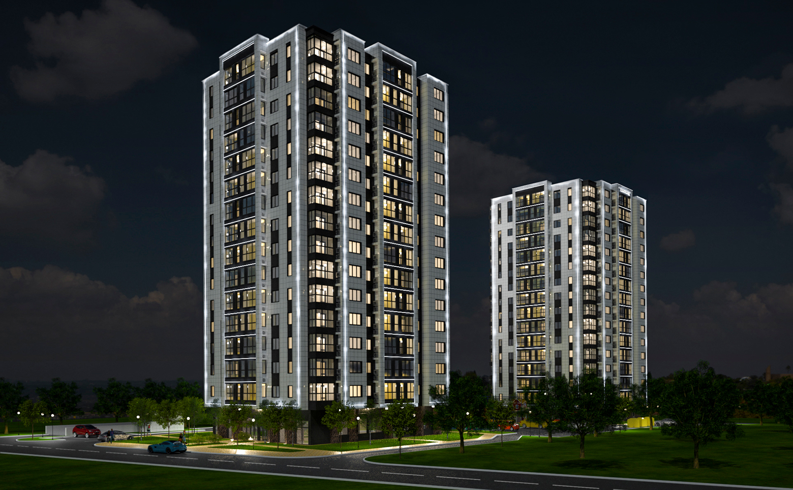 2 комнатная 55.4м²