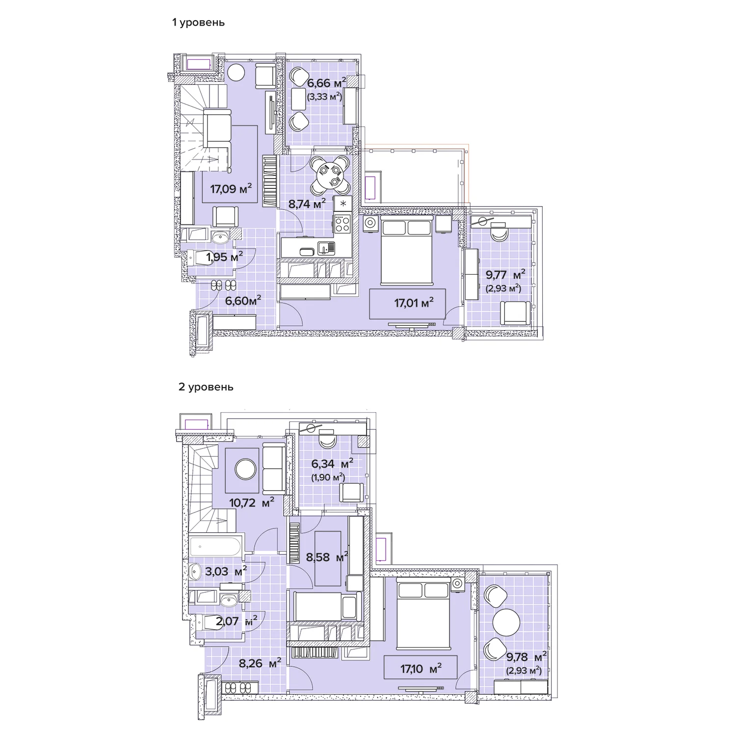 4+ комнат 112.24м²