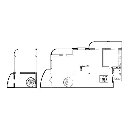 Пентхаус 137.29м²