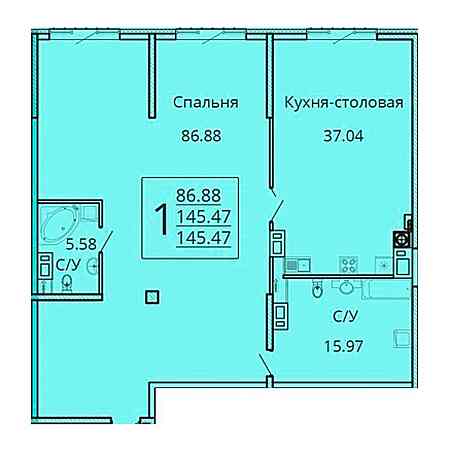 Openspace 145.47м²