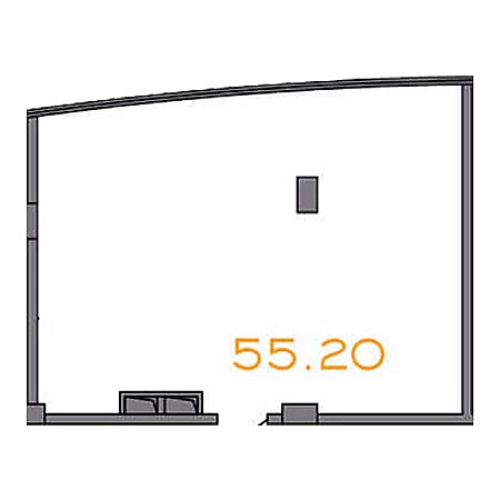 Openspace 55.2м²