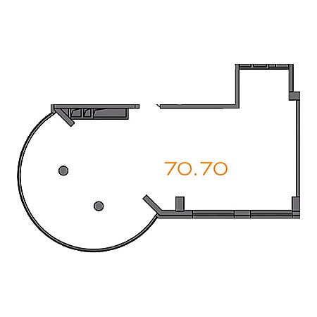 Openspace 70.7м²