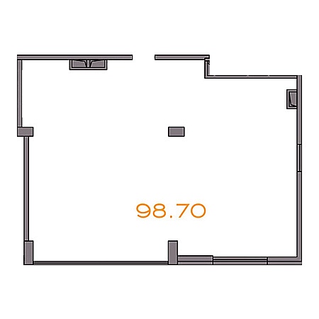 Openspace 98.7м²