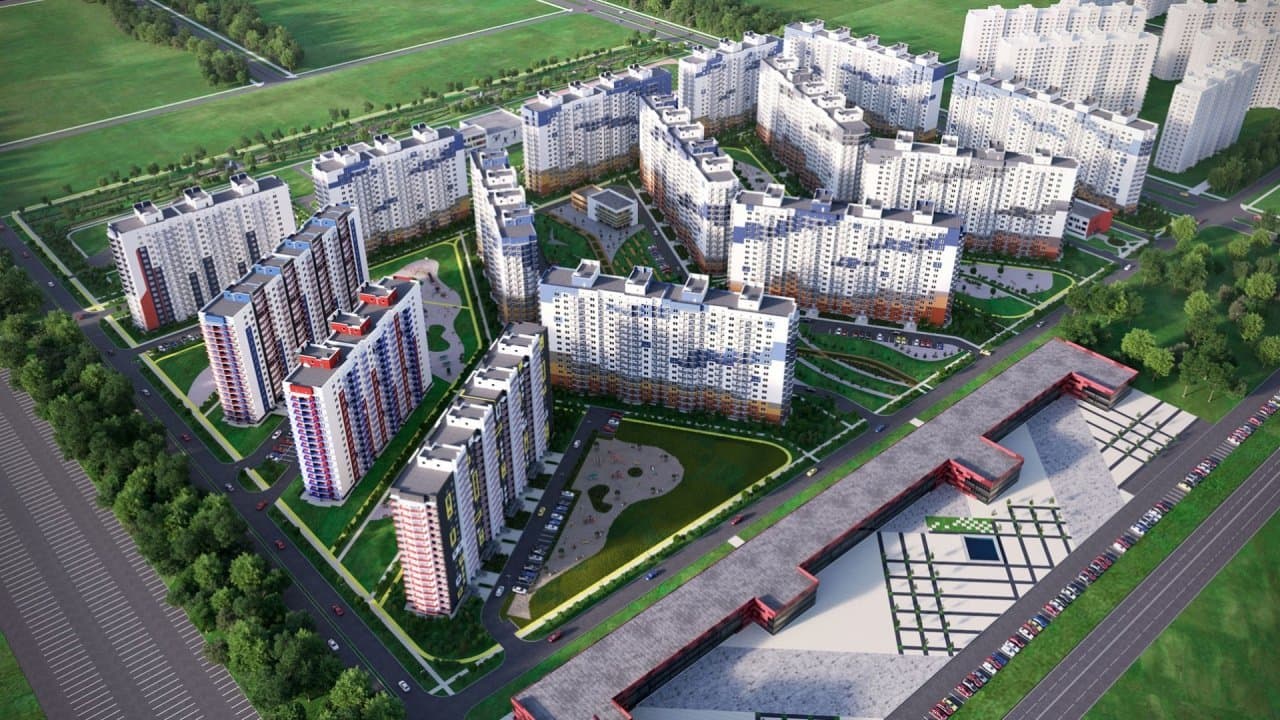 2 комнатная 64.38м²