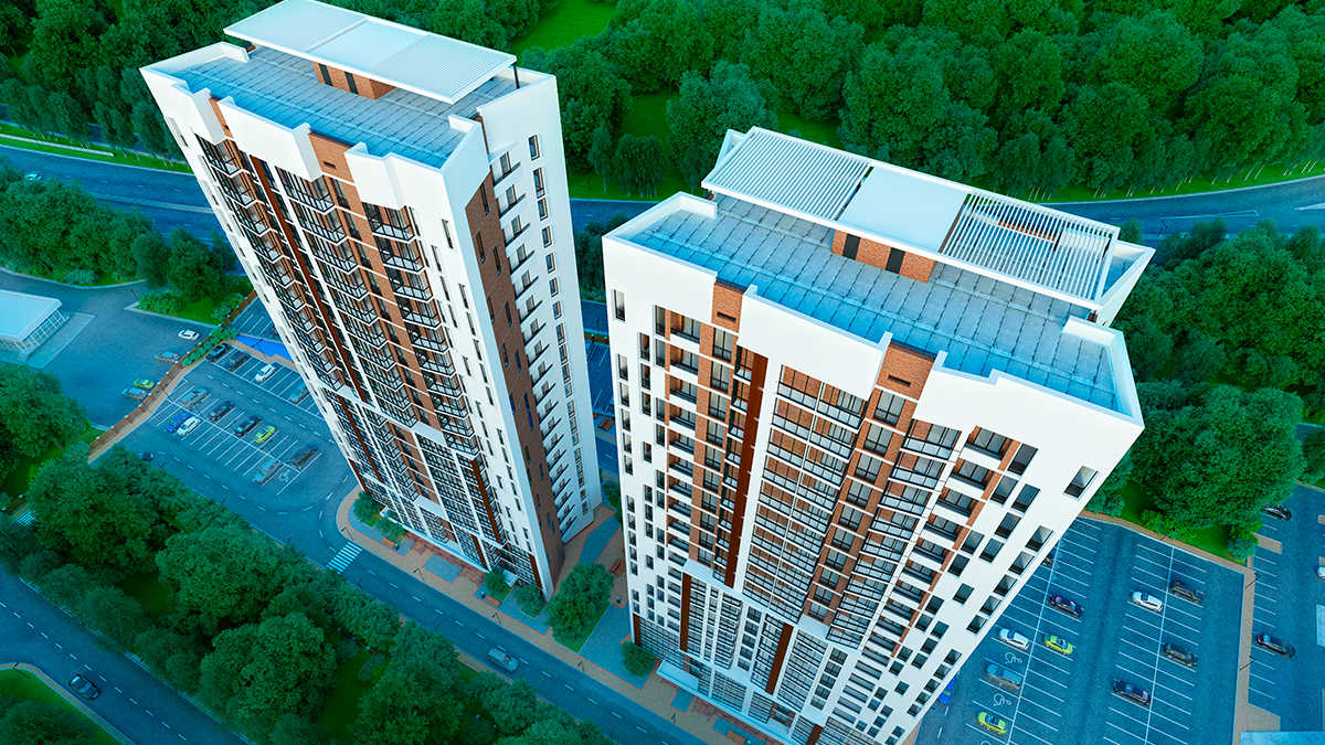 2 комнатная 65.77м²