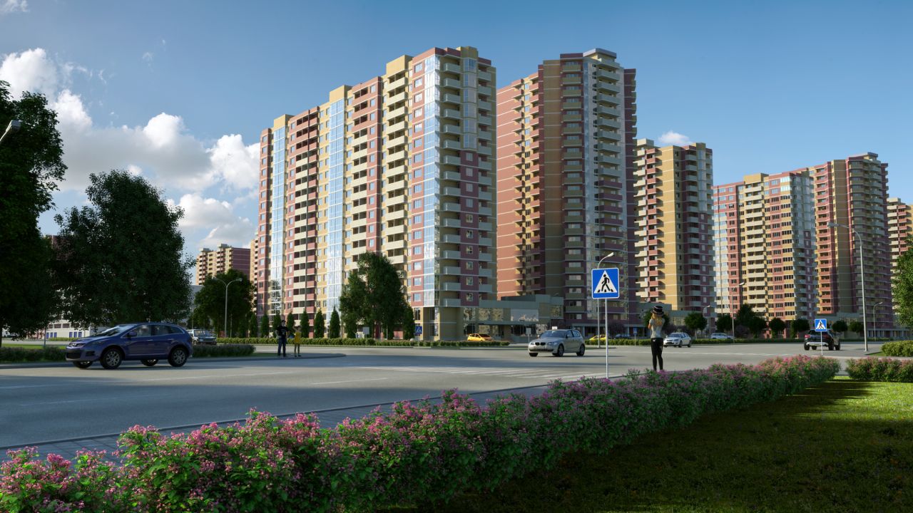 3 комнатная 85.8м²