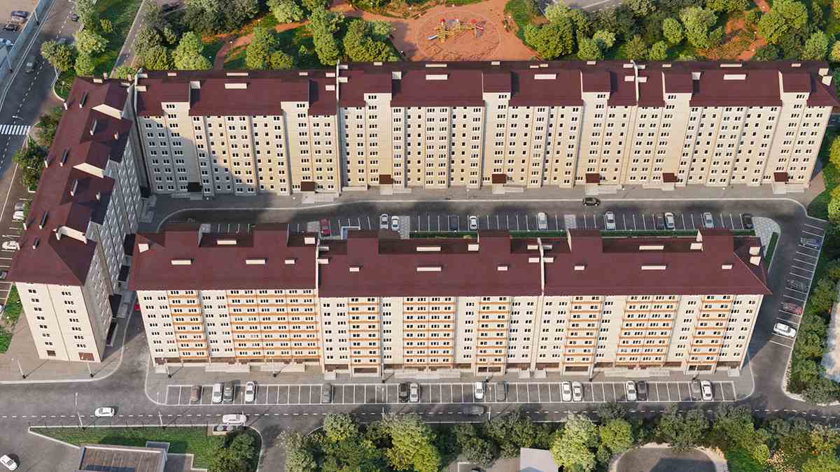 1 комнатная 36.6м²