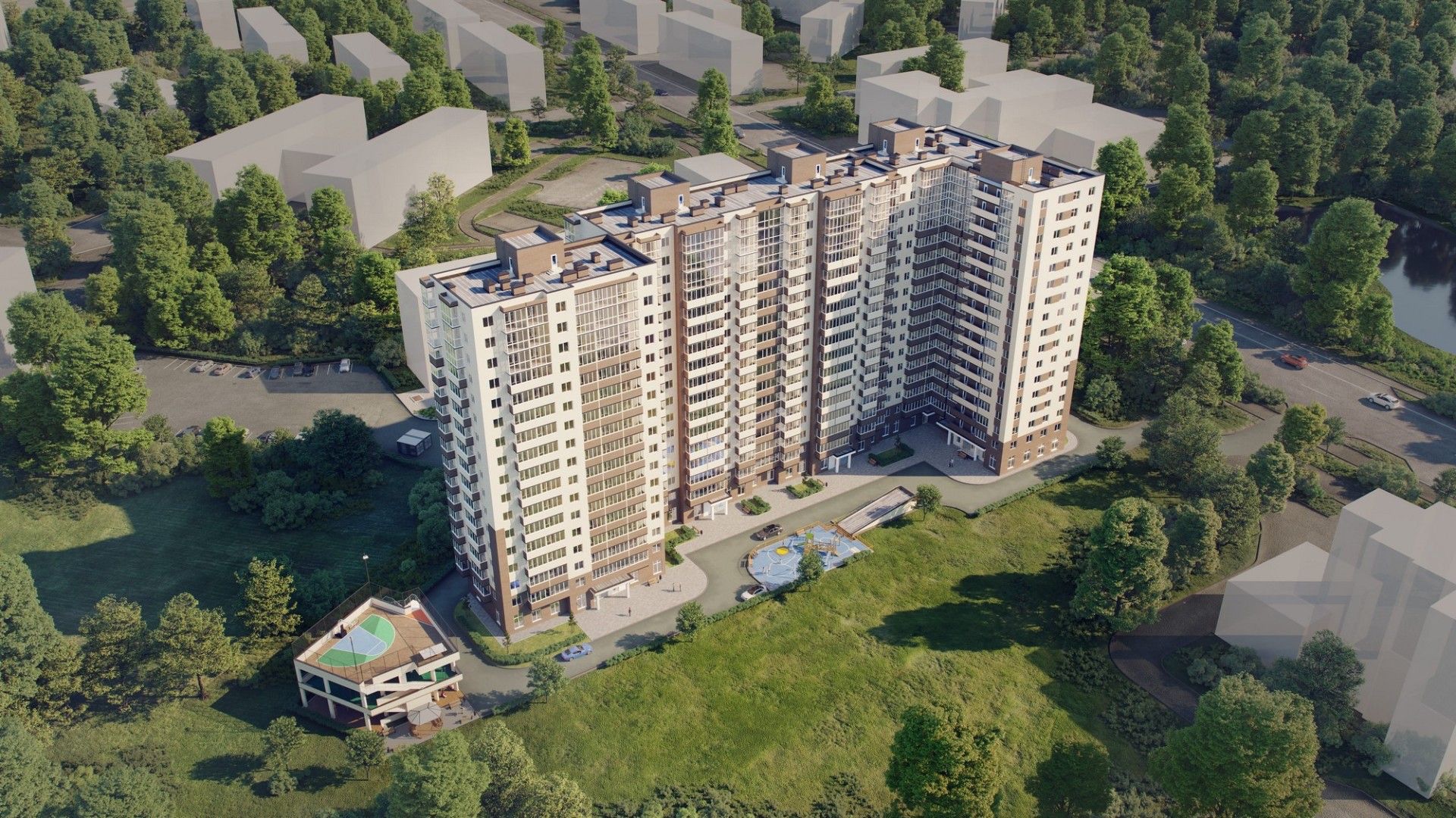 3 комнатная 75.3м²