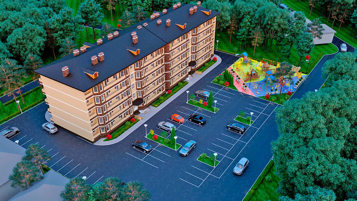 1 комнатная 33.4м²