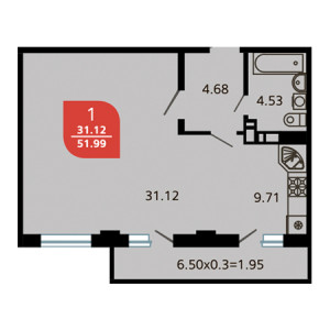 Openspace 51.99м²