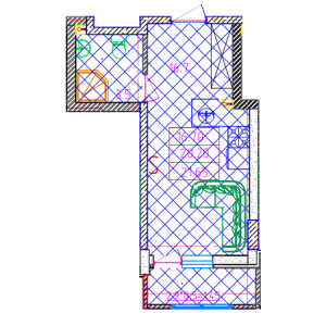 Студия 21.65м²