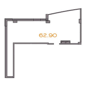 Openspace 62.9м²