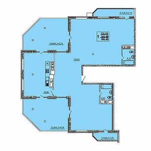 Пентхаус 186.4м²