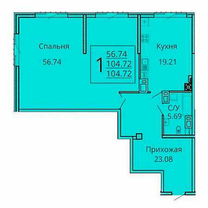 Openspace 104.72м²