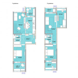 4+ комнат 120.17м²